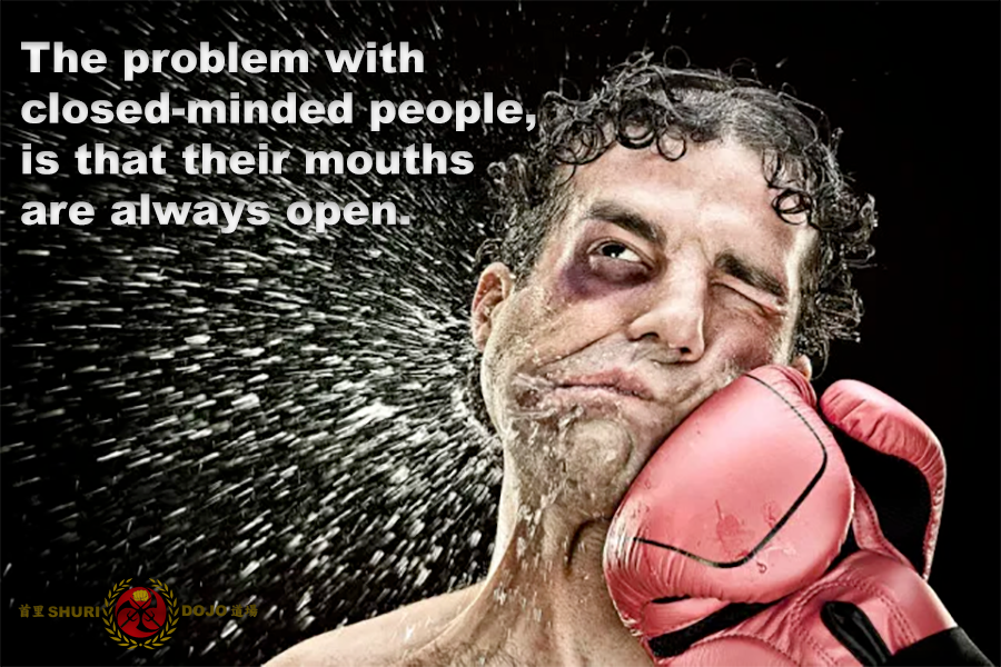 The Problem With Closed minded People Is That Their Mouths Are Always 